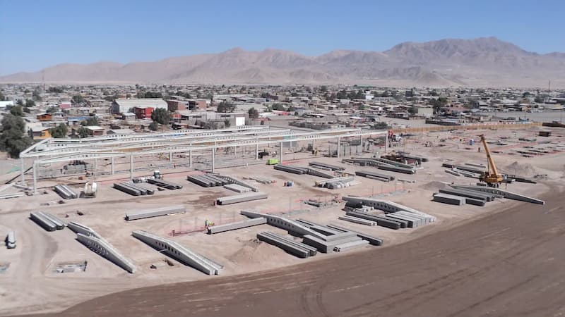 Prefabricados de hormigón en obra de retail, INSIEME